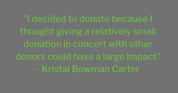 Women's Giving Fund Spotlight: Kristal Bowman-Carter