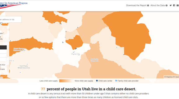 Utah Ranks Highest In Child Care Deserts