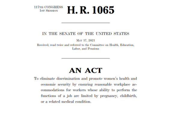 Supporting Pregnancy With The Pregnant Workers Fairness Act