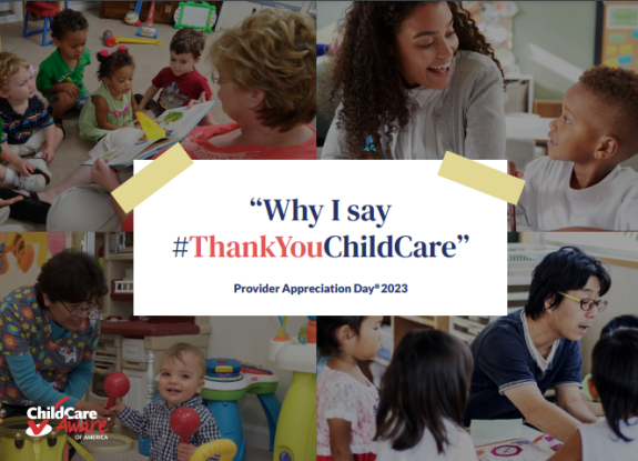 This Provider Appreciation Day®, Let’s Show Our Appreciation By Investing In Childcare