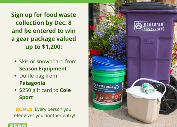 Zero Food Waste Giveaway: Be all in + win gear!