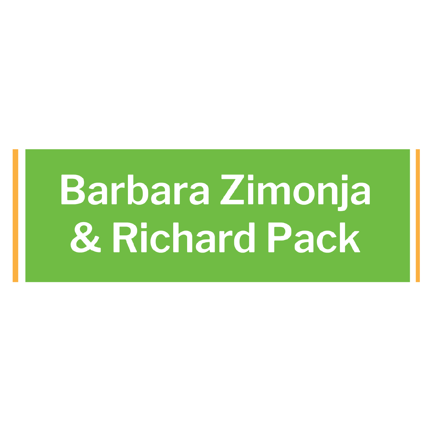 Barbara Zimonja and Richard Pack